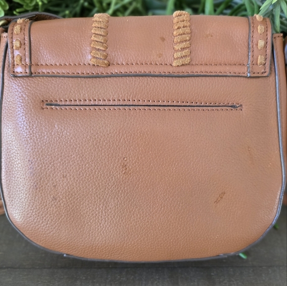 Foley & Corinna Sarabi Saddle Bag In Honey Brown Leather With Tassels - Picture 6 of 10